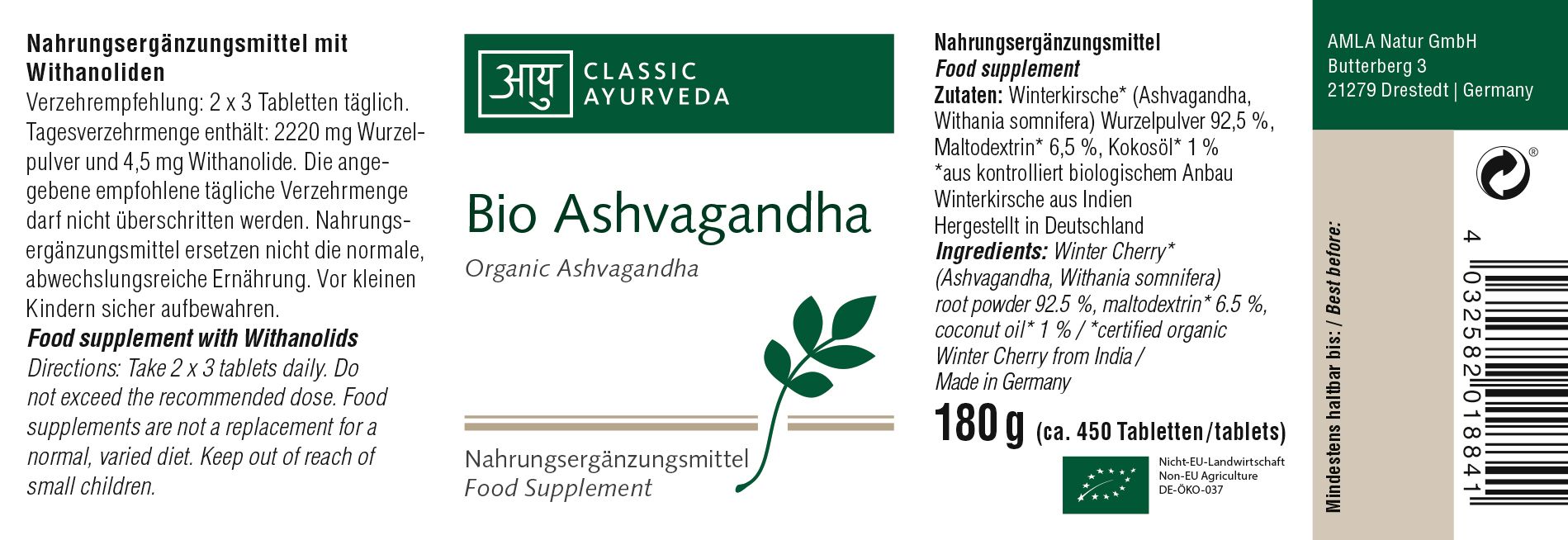 Classic Ayurveda - Ashvagandha