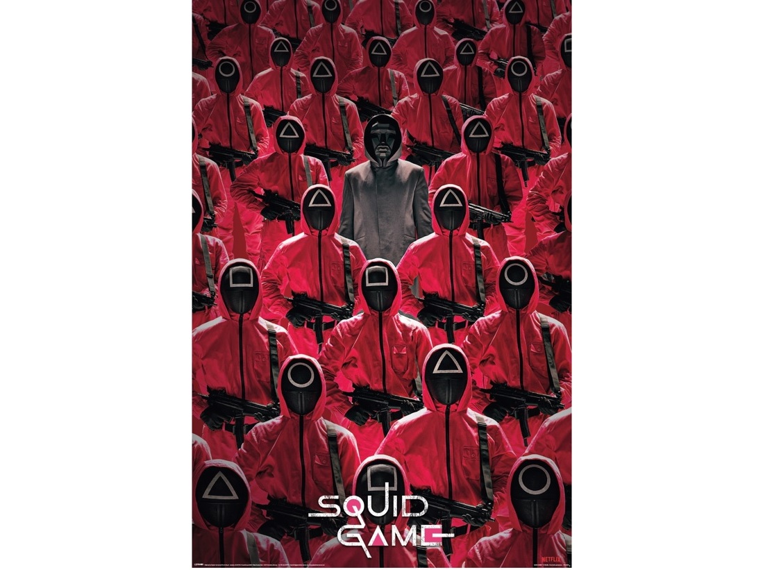 POSTER SQUID GAME CROWD ERIK