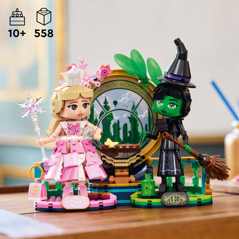 LEGO Wicked Elphaba en Glinda figuren 75682