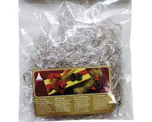 Engelenhaar 20 g plastic zilver