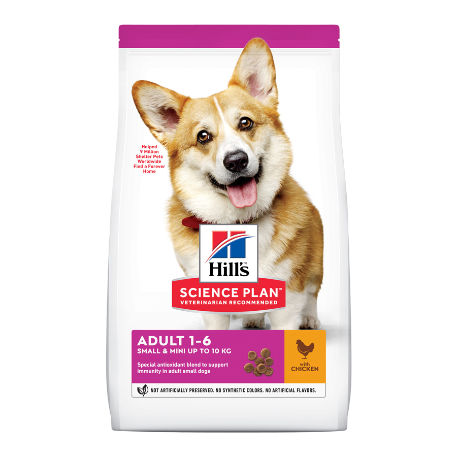 Ração Hill's Science Plan Adult para Cães de Pequeno e Pequeno Porte com Sabor de Frango