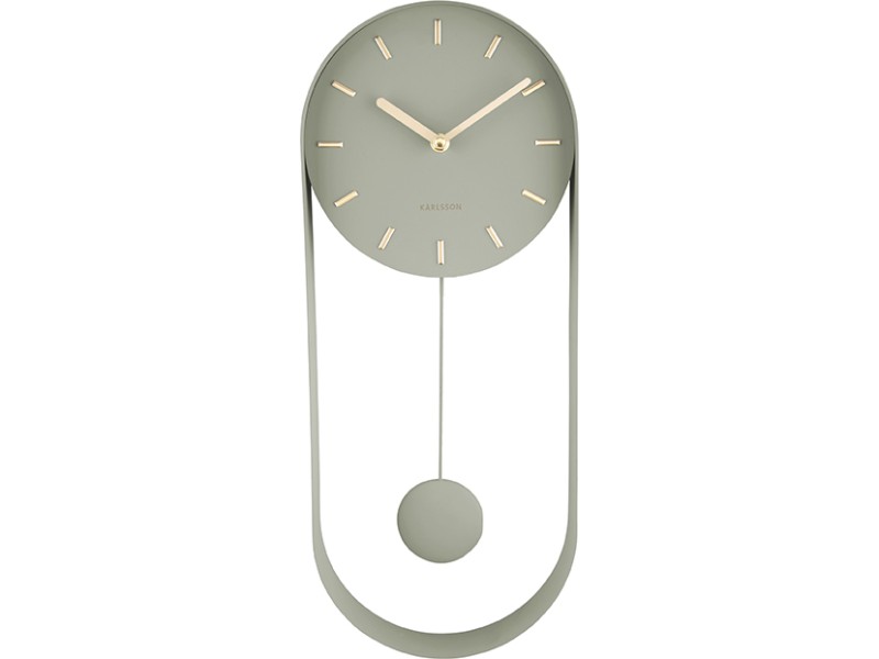 Wall Clock Pendulum Charm KA5822BK Black