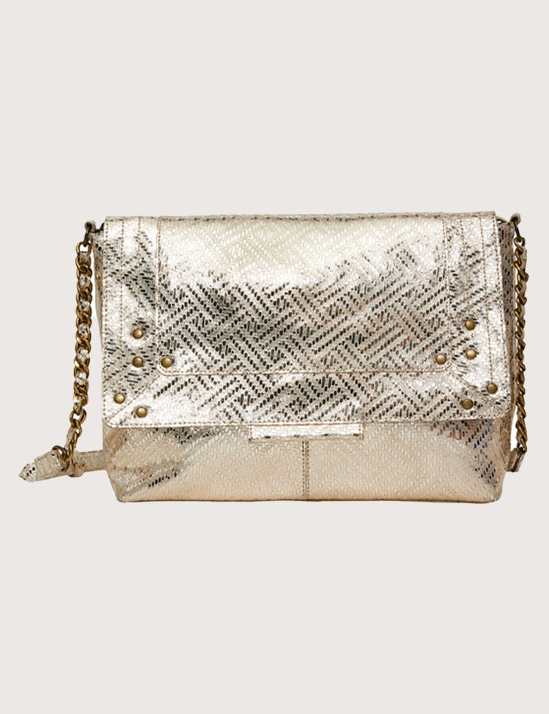 PIECES SAC À MAIN FELIZIA CUIR BEIGE
