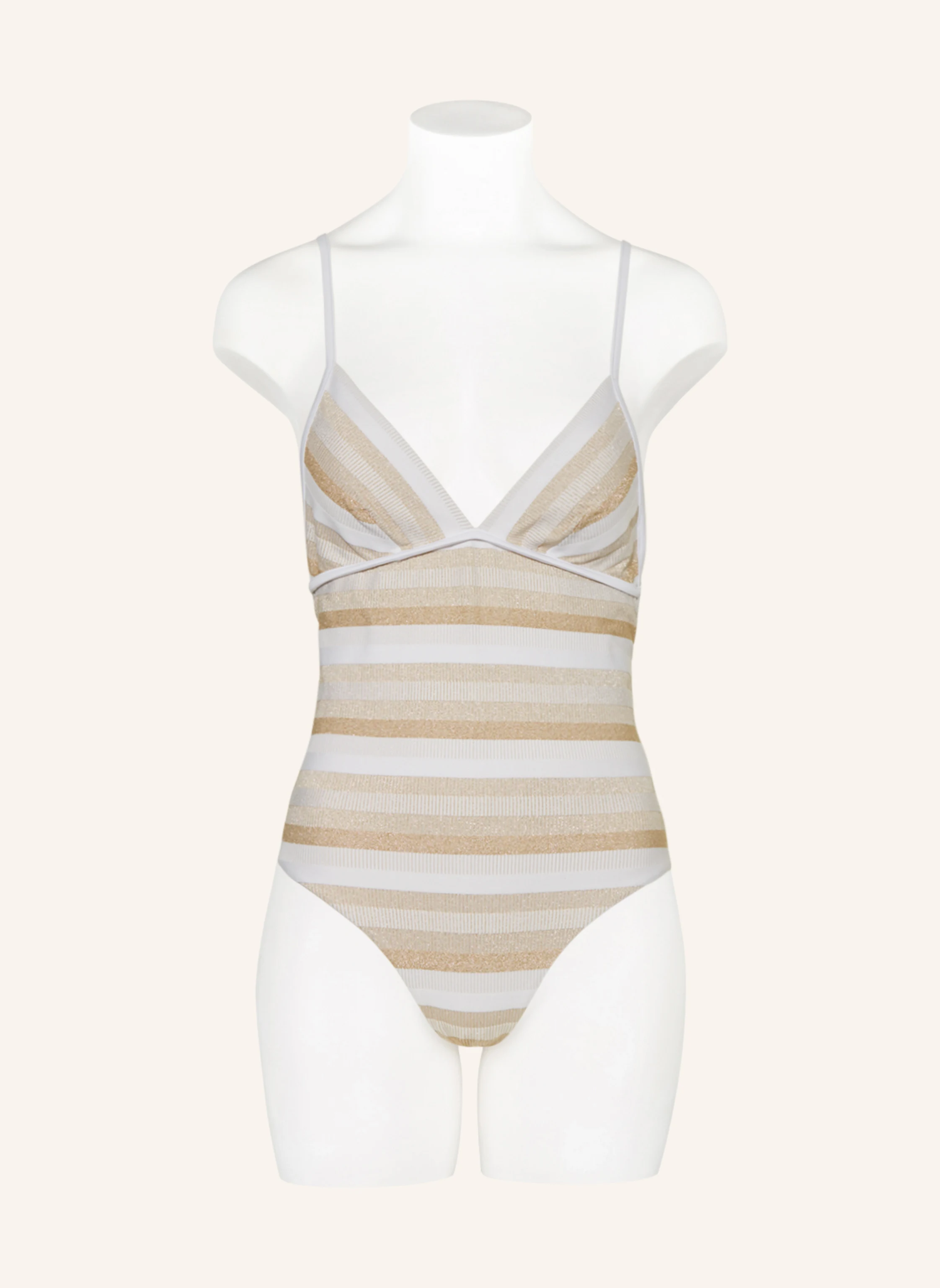 Max Mara BEACHWEAR Neckholder-Badeanzug CARINA mit Glitzergarn