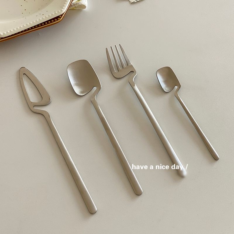 Hashi - Roestvrijstalen mes / lepel / vork / theelepel