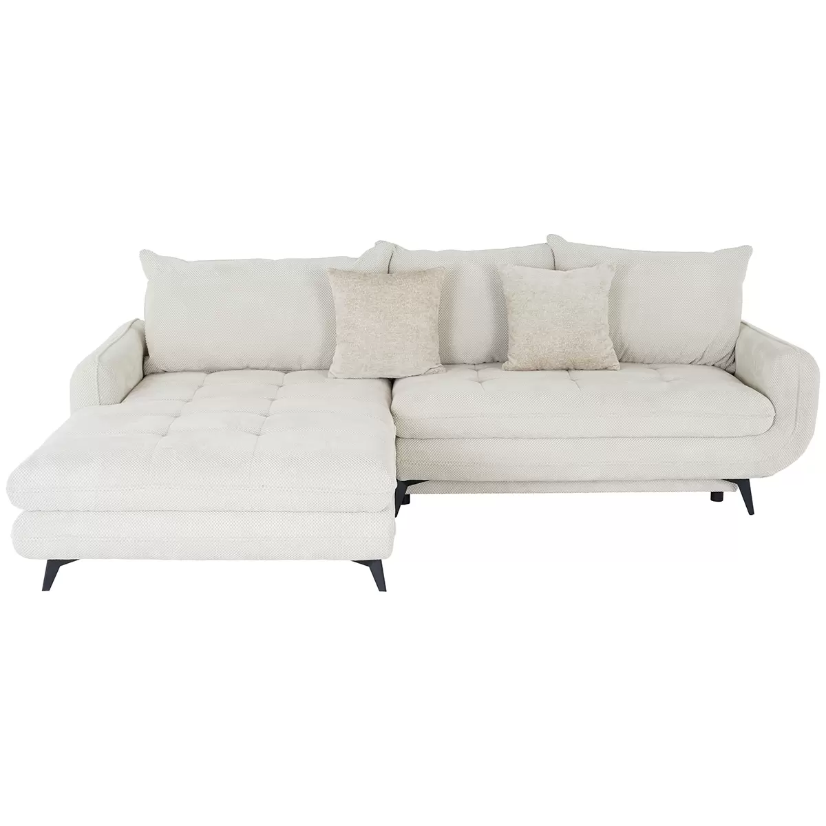 Ecksofa Wave 231 x 125 Creme