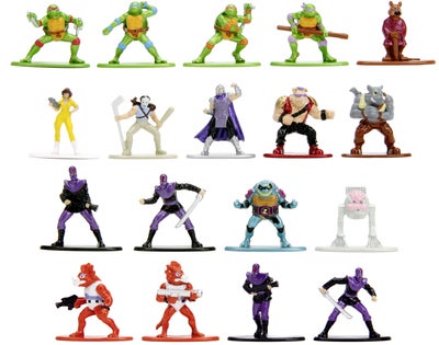 Jada Toys Turtles Nano Figursett Wave 1 18 Stk
