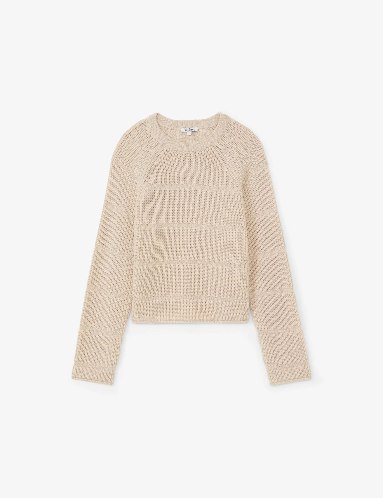 Pull en maille beige