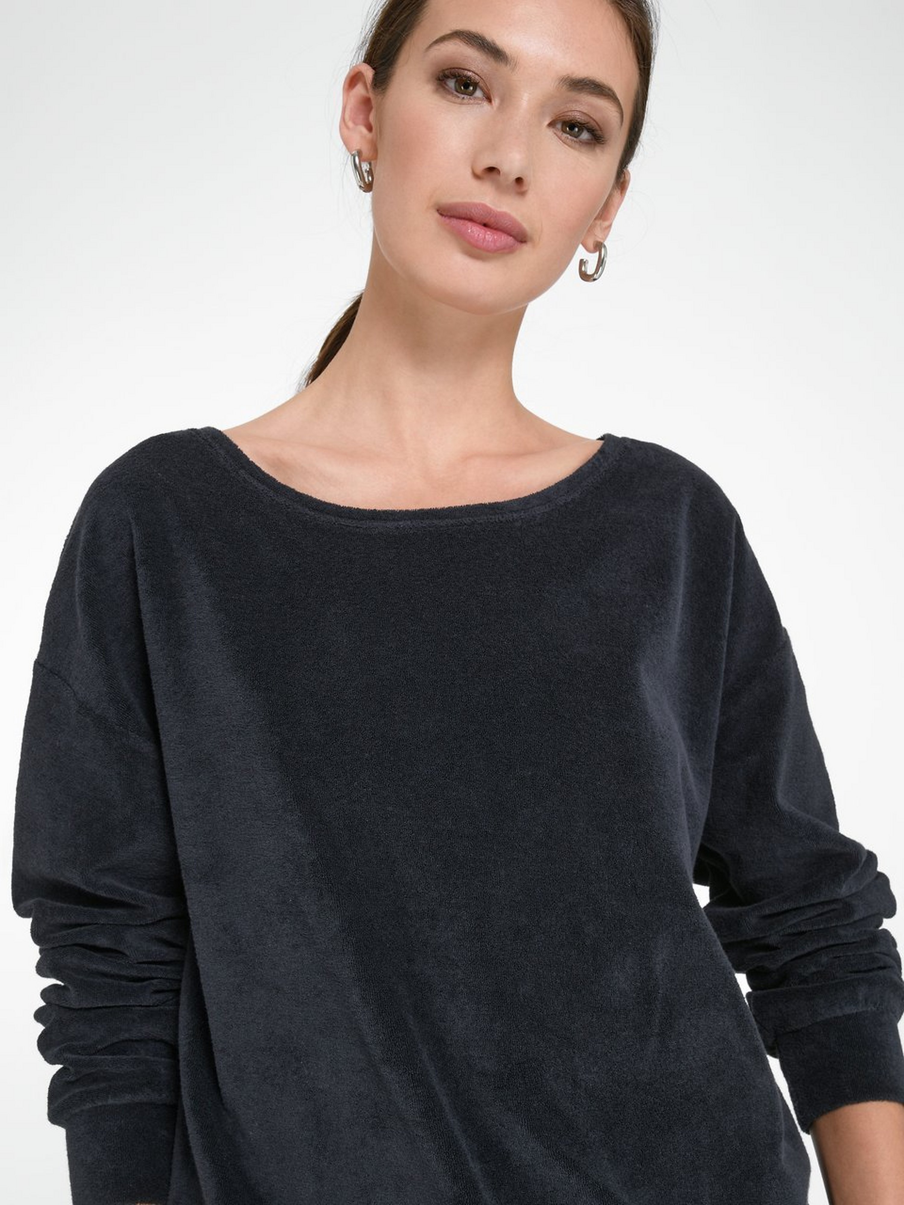 Frottee-Sweatshirt
