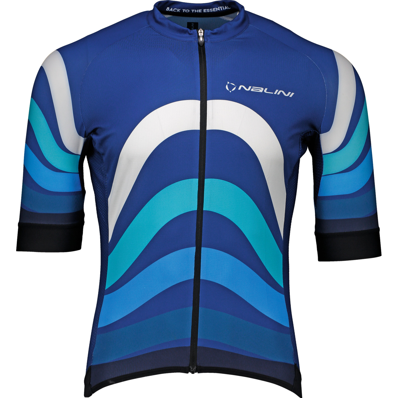 Nalini Herren-Velotrikot New Stripless SS Jrsy L, blau
