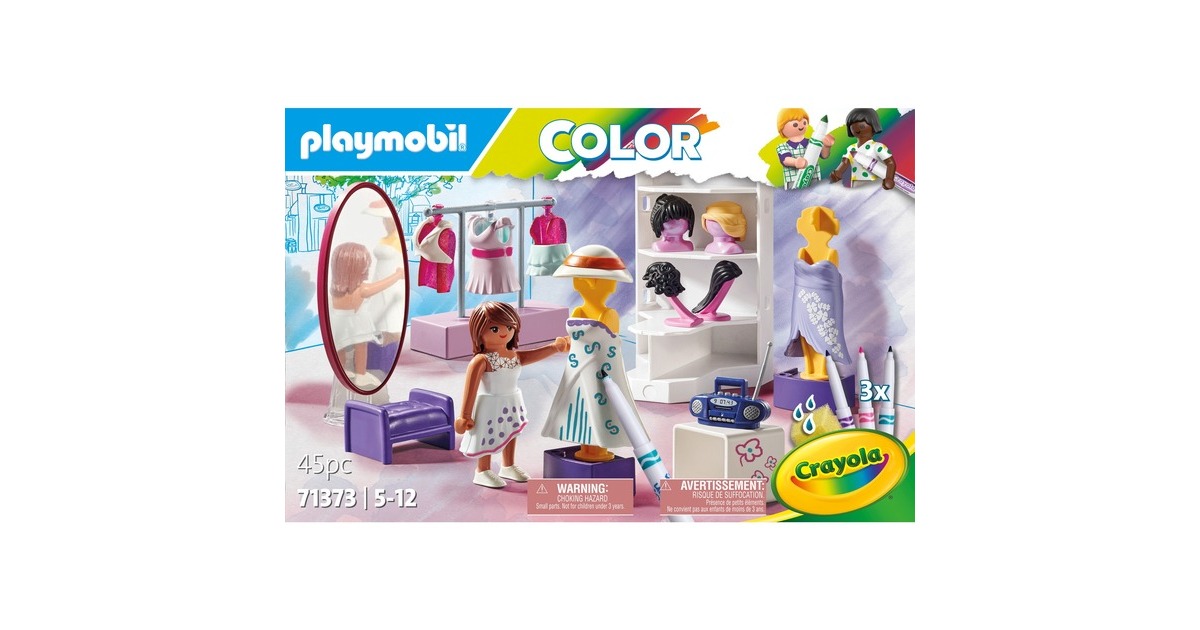 PLAYMOBILColor - Modeontwerpset Constructiespeelgoed  (71373)