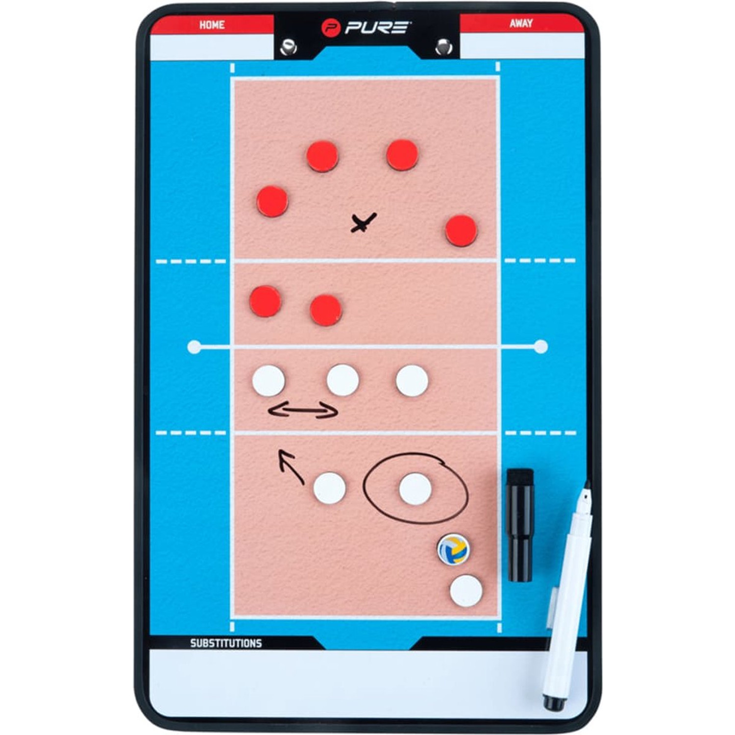 Pure2Improve Coachboard Volleybal