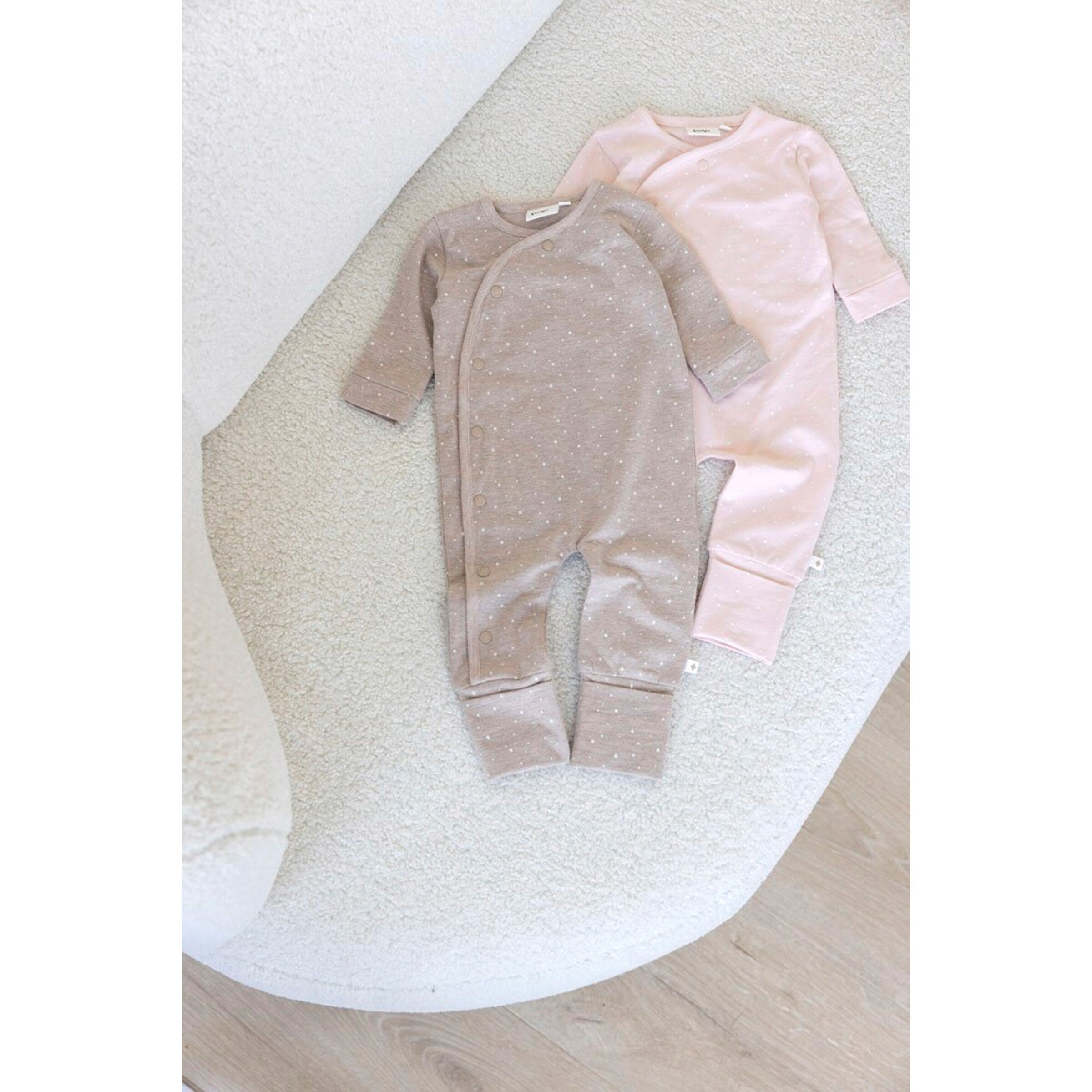 Feetje Overall mit Klappfuß Magic taupe