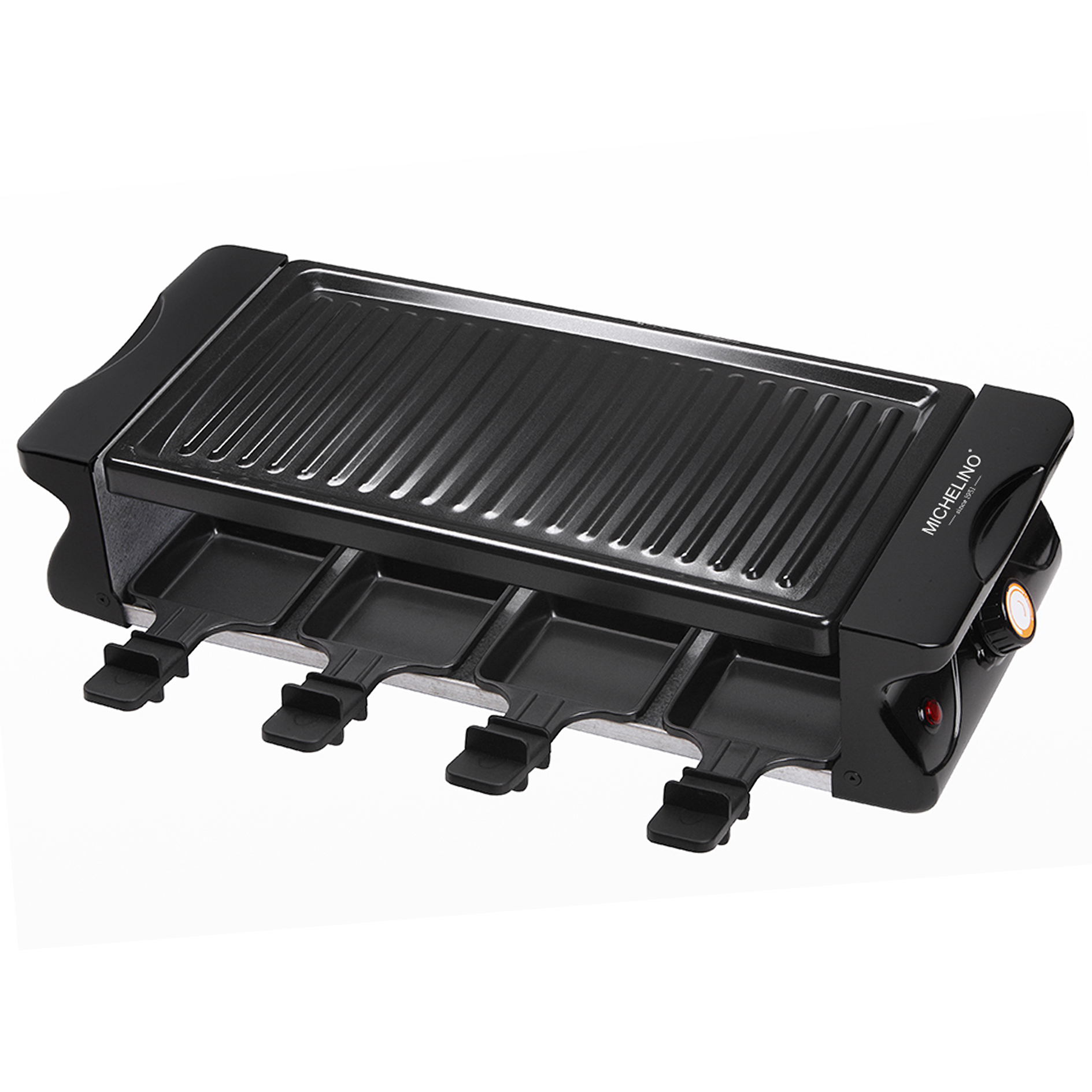 MICHELINO Raclette-Grill 74382 - schwarz - für 8 Personen