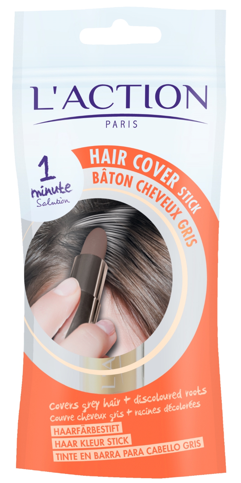 L'ACTION COSMETIQUE Haarfärbestift kastanienbraun 1 Stk
