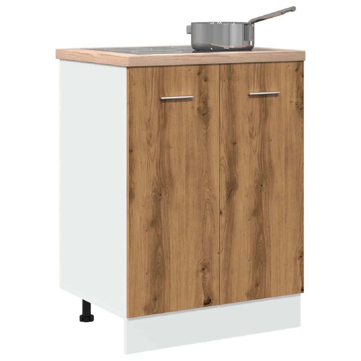 vidaXL Armoire de plancher - Chêne artisanal