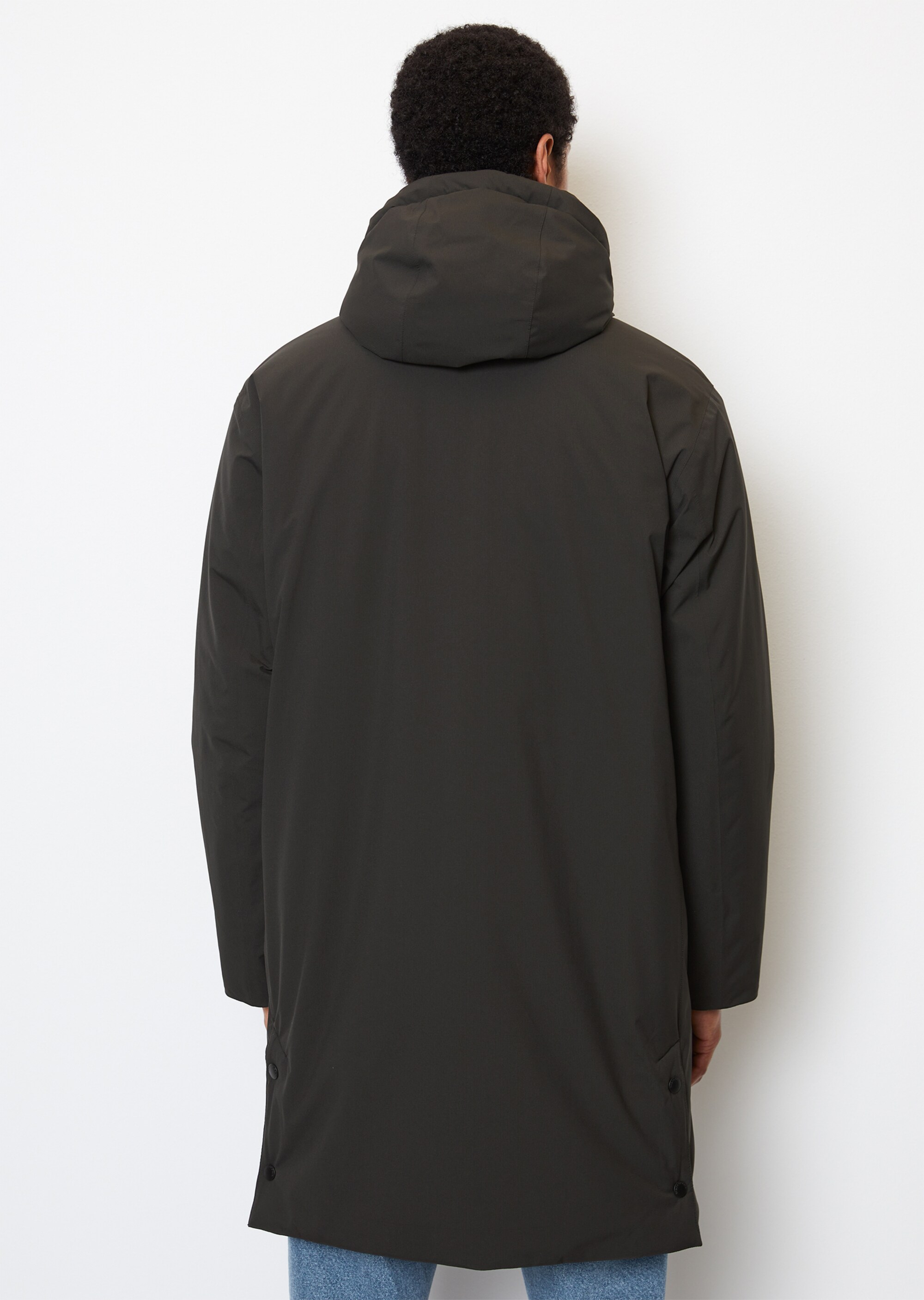 Parka regular wattiert und wasserabweisend