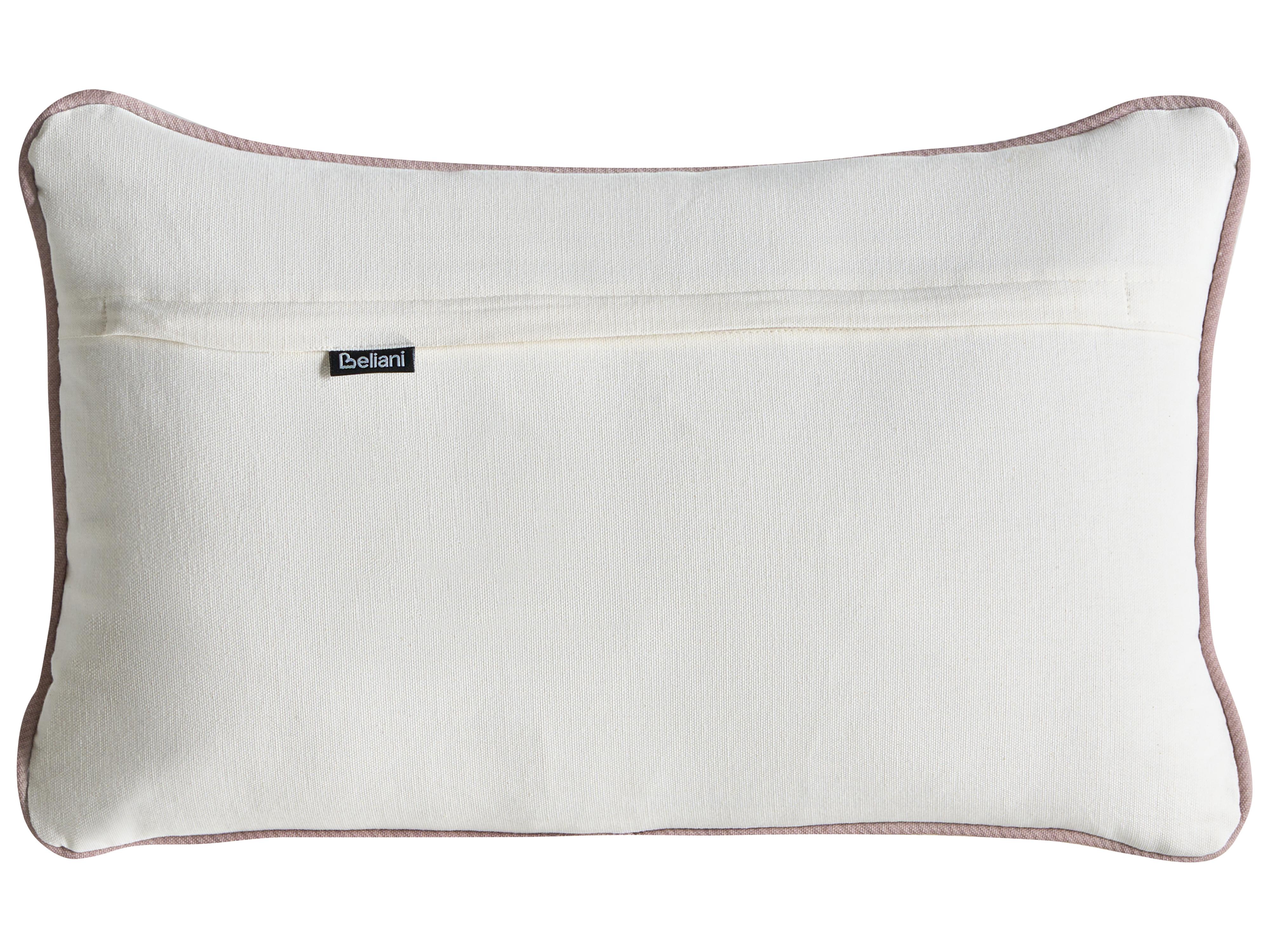 Set van 3 sierkussens PENTACE Katoen 30 x 50 cm 45 x 45 cm Roze effen
