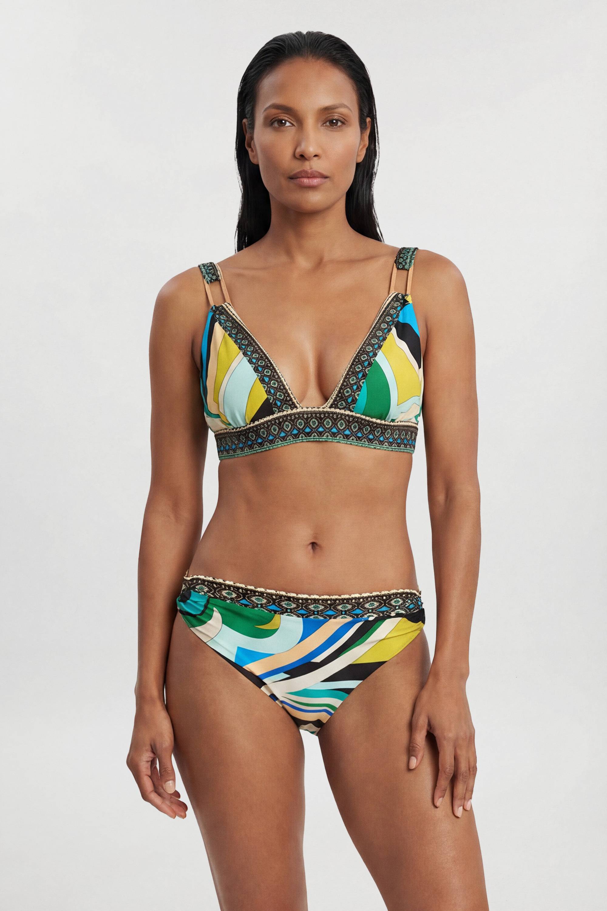KarenMillen Bas De Bikini À Imprimé Placé