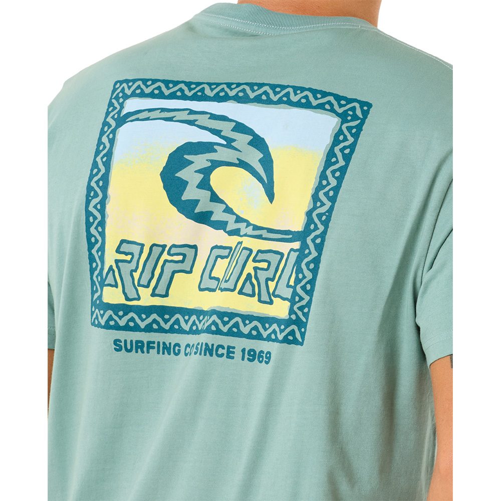 Rip Curl Raw Energy Trad T-Shirt Herren blue lagoon