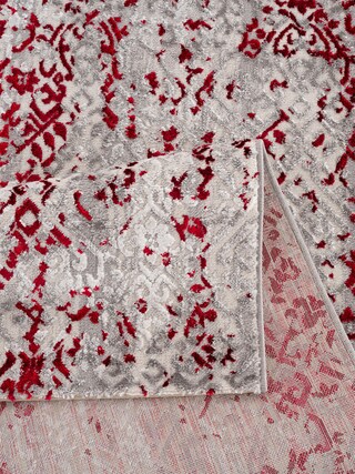 Teppich ANTEA 133 x 190 cm rot/beige