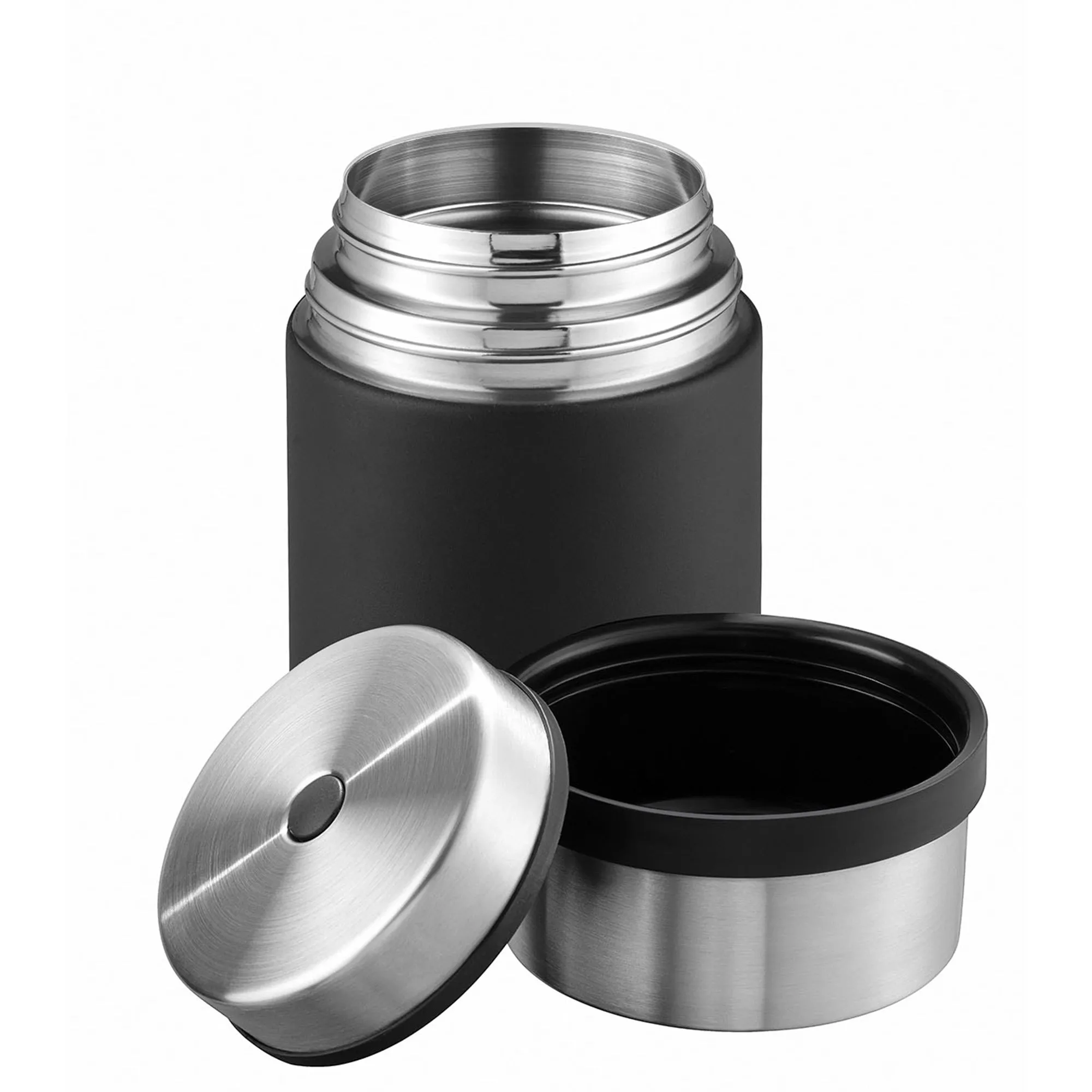 Esbit -  Esbit Thermobehälter Sculptor Edelstahl 1 L schwarz