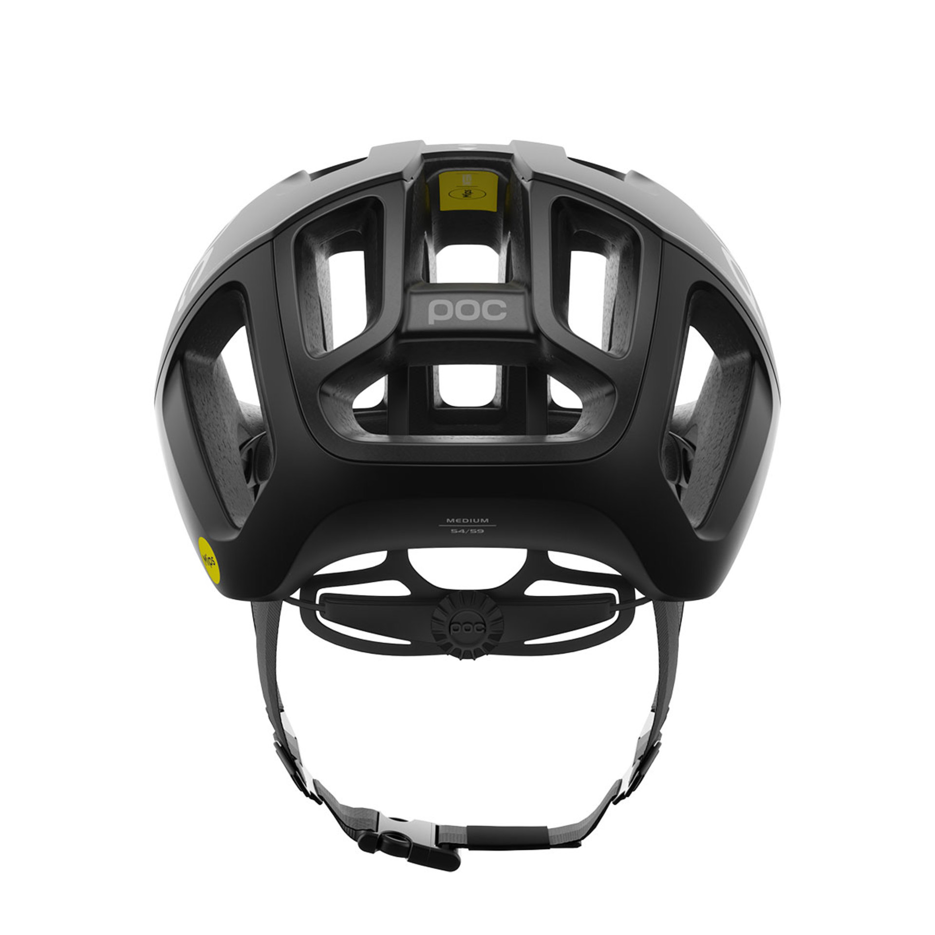 POC Ventral MIPS Race Fietshelm Mat Zwart