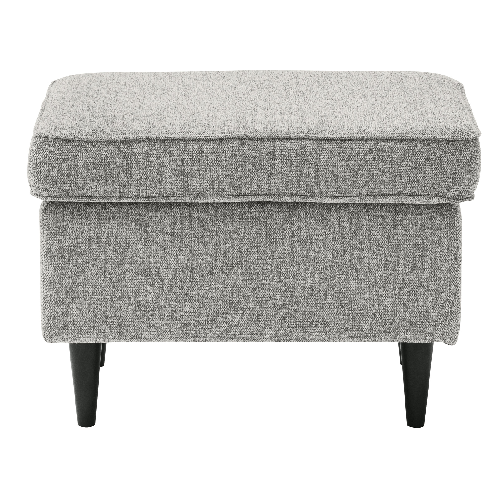 Hocker - silber - Webstoff