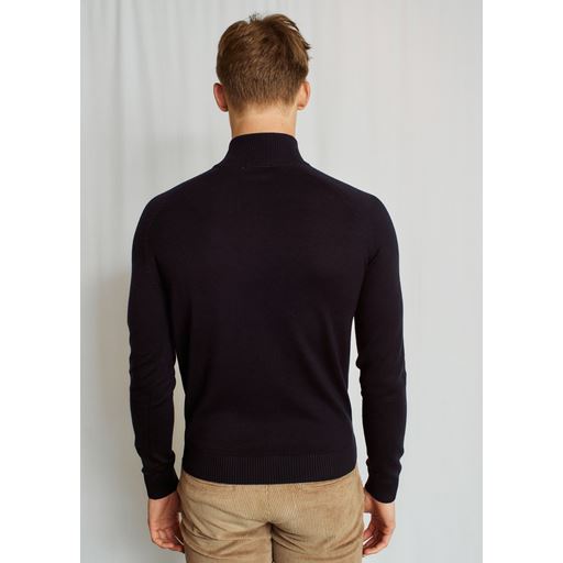 Bruun & Stengade Pelle Striktrøje, Navy, L