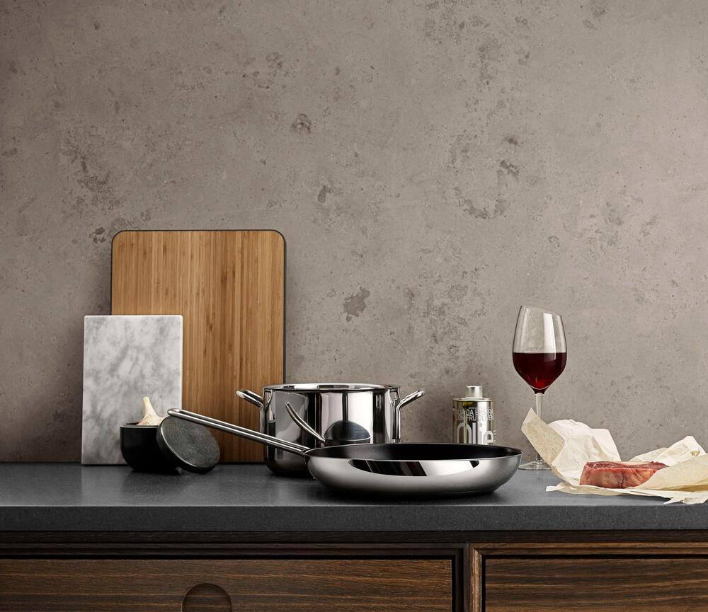 Eva Trio  Ø30 cm - Stainless Steel stegepande