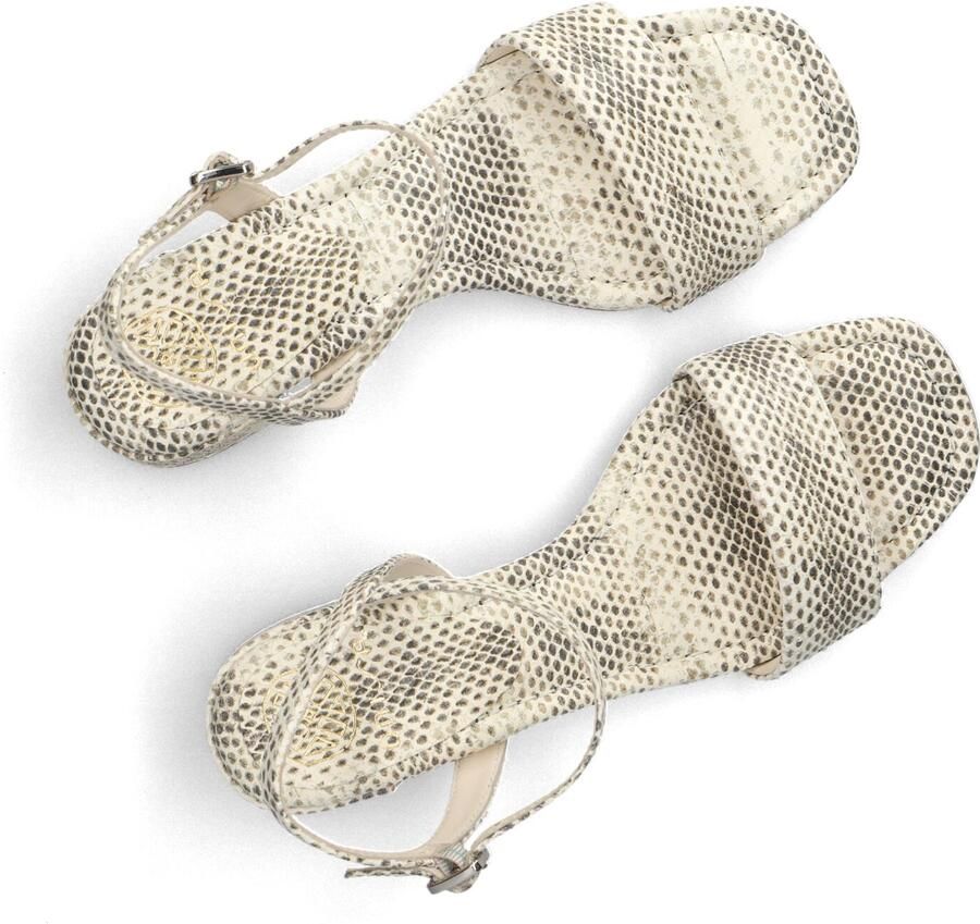 UNISA Sandalen met Hak Dames Kiala Maat: 38 Materiaal: Leer Kleur: Beige