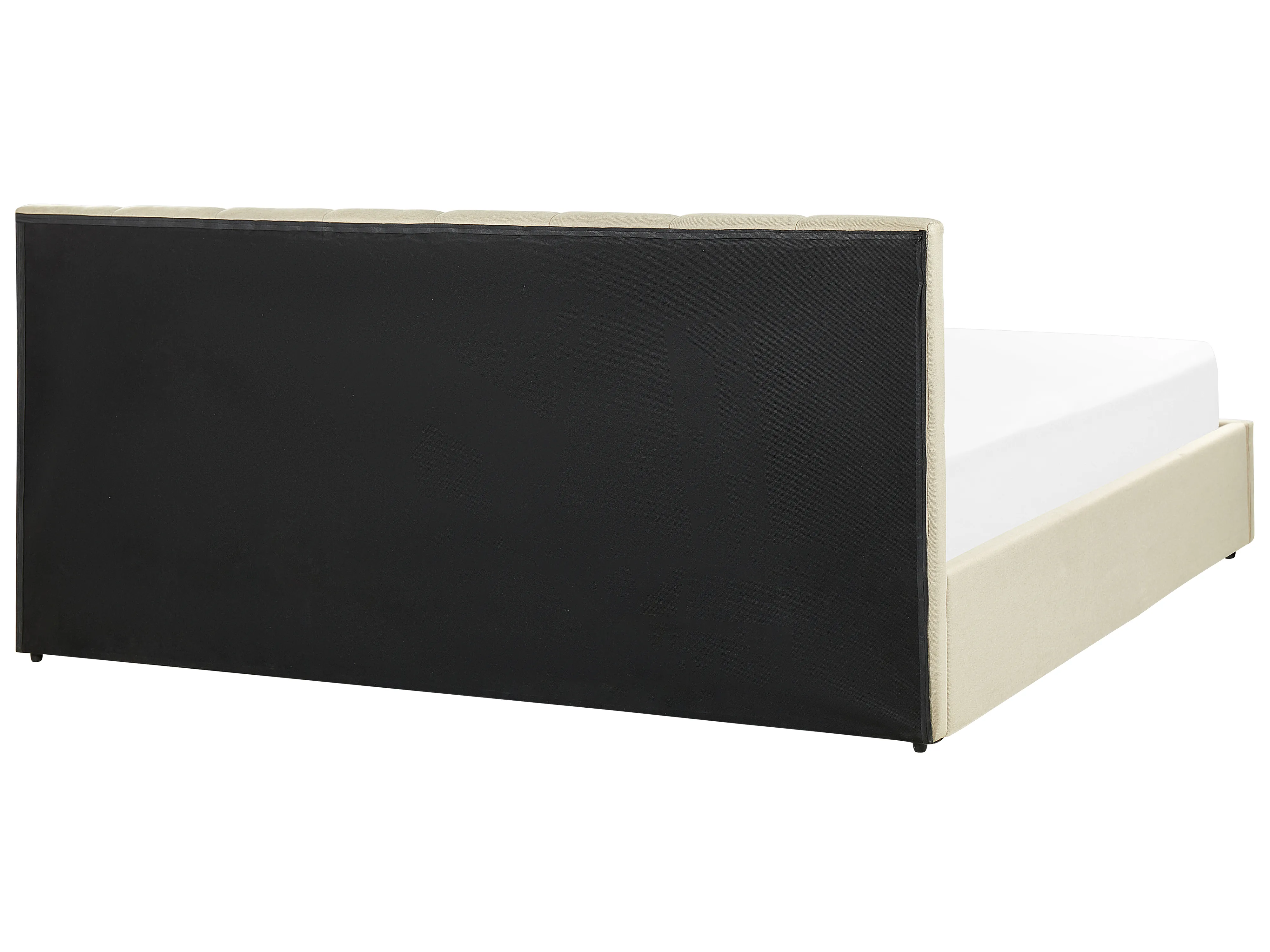 Bed met opbergruimte Stof DREUX 180 x 200 cm Beige