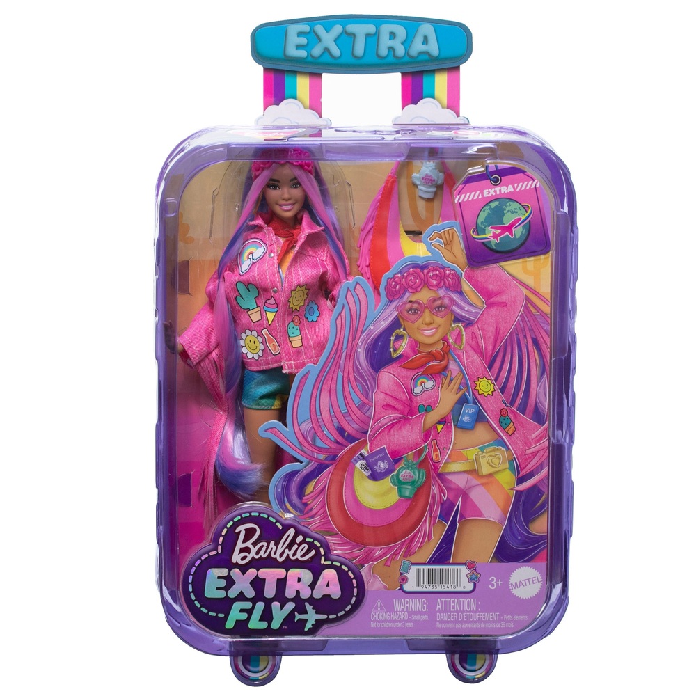 Barbie Extra Fly Reisepuppe mit Wüstenmode