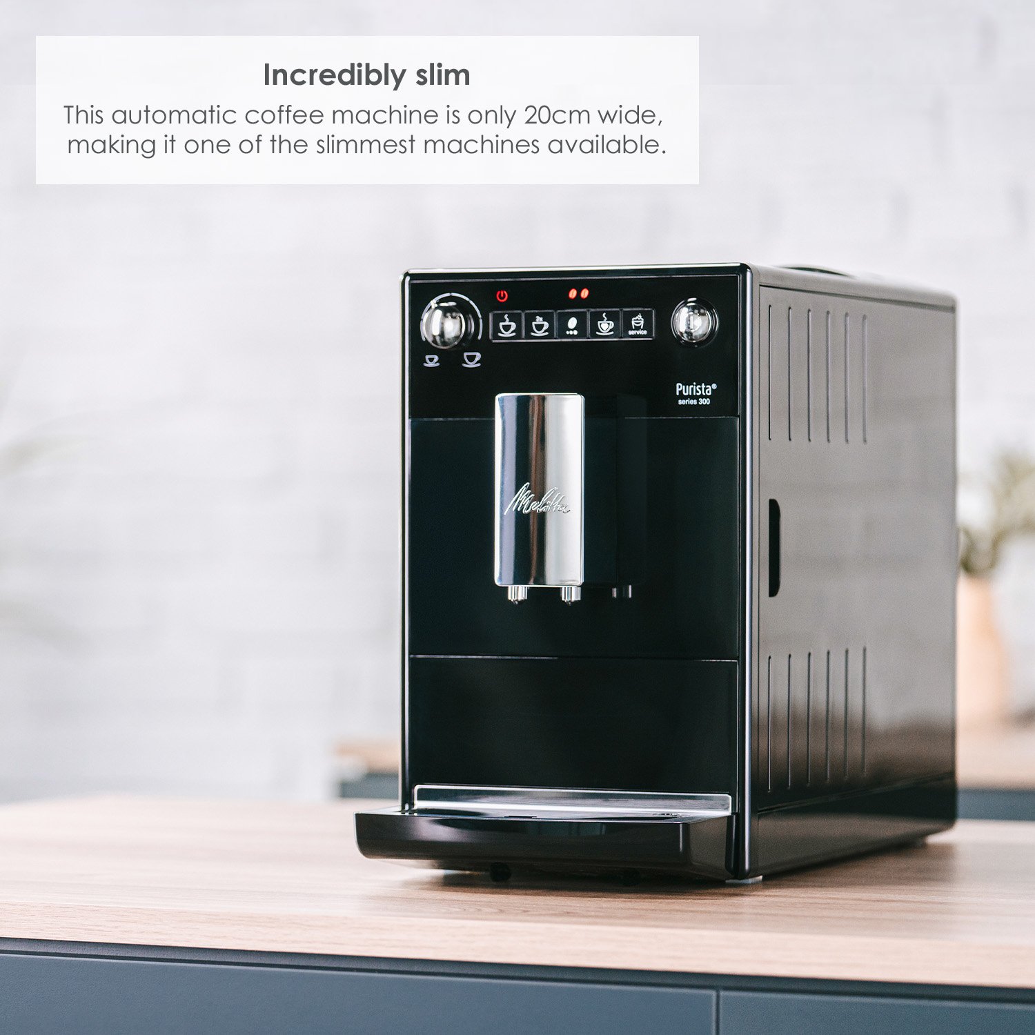 Purista®|Kaffeevollautomat Schwarz