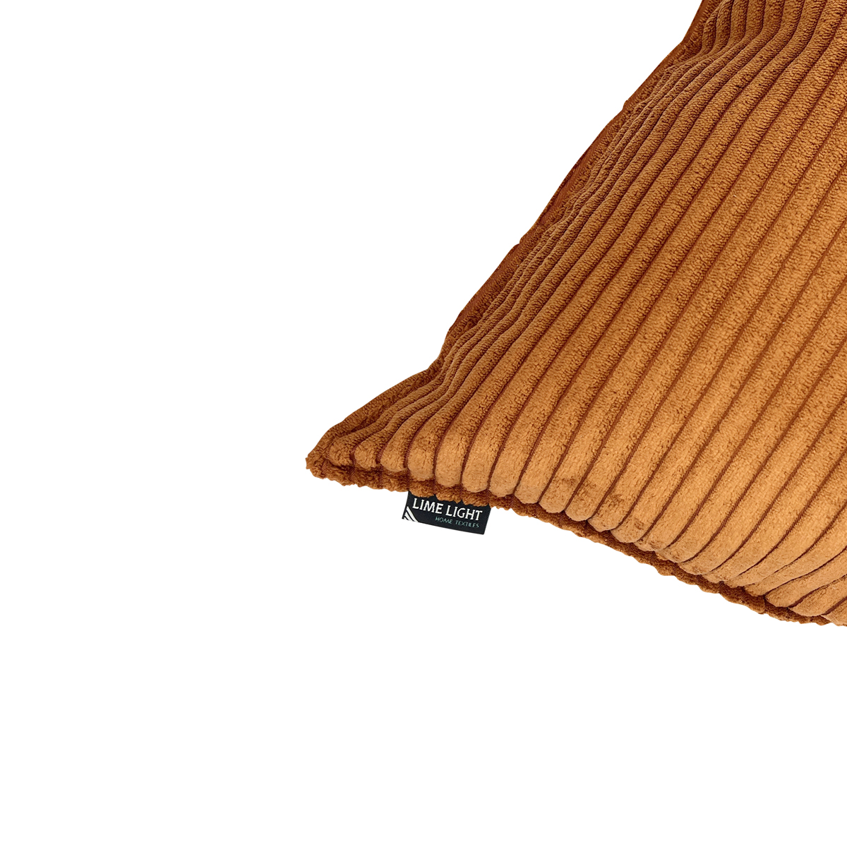 Sierkussen Rib cognac 43x70 cm