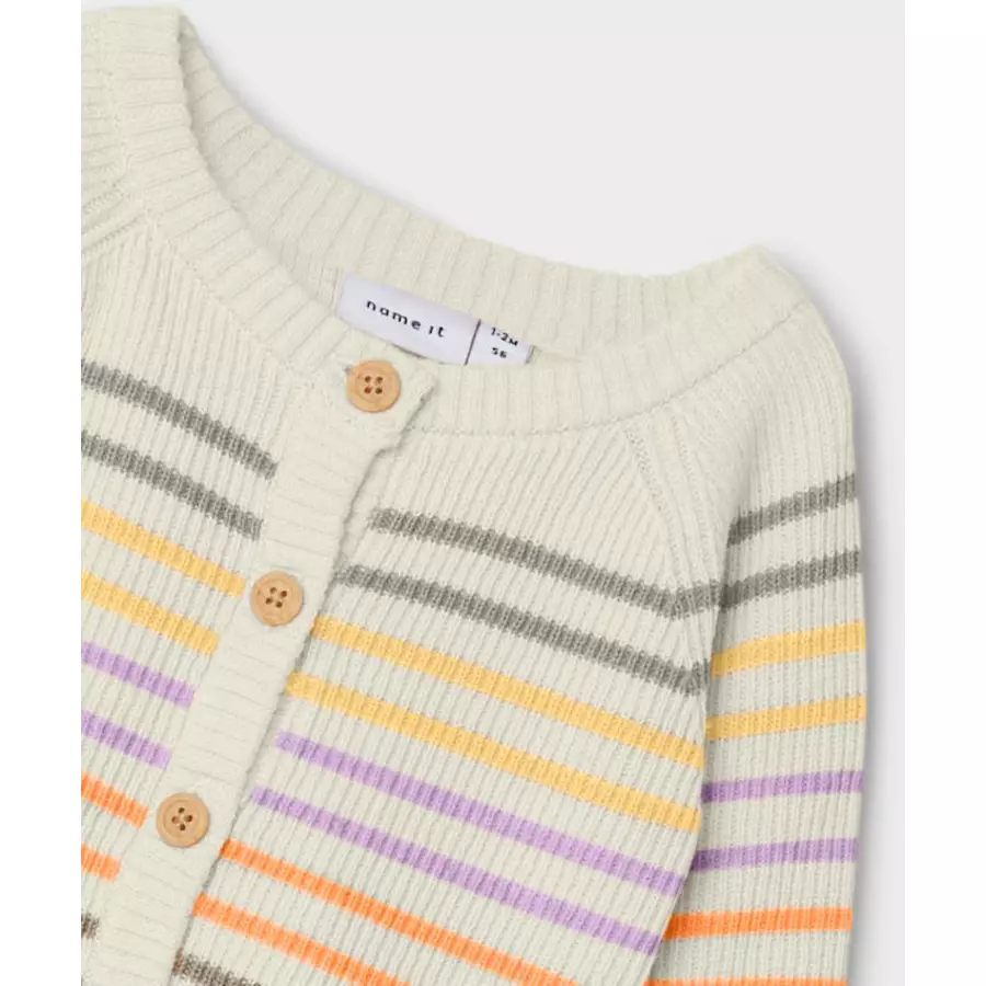 name it Strickjacke Nbfhipas Peyote Melange