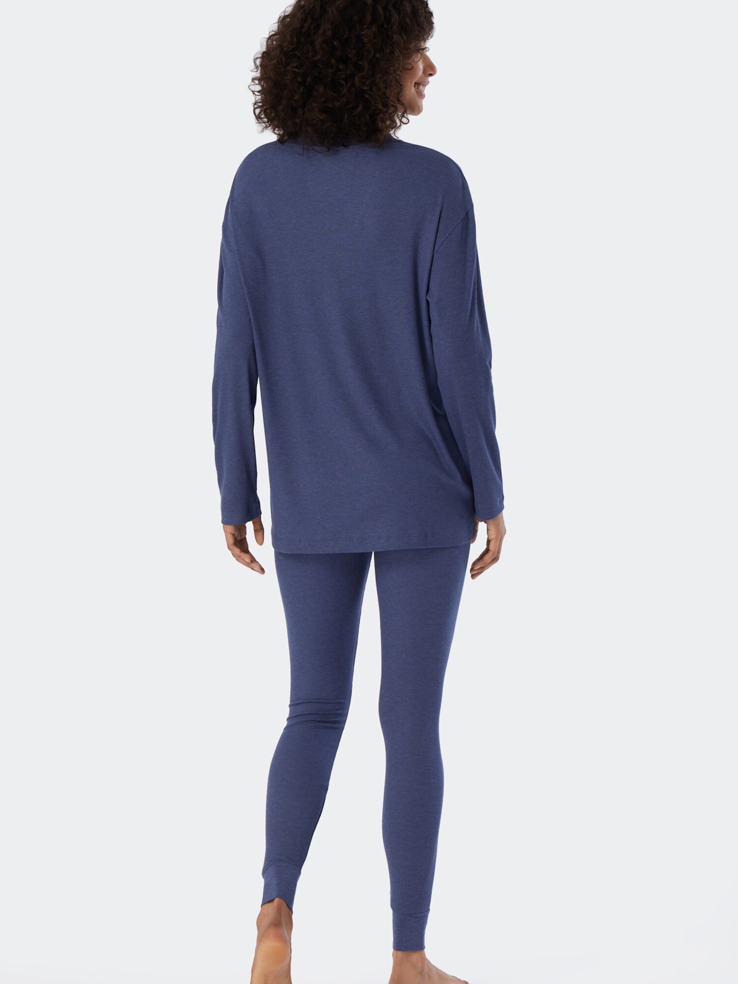 Schiesser Damen Pyjama Modern Rib