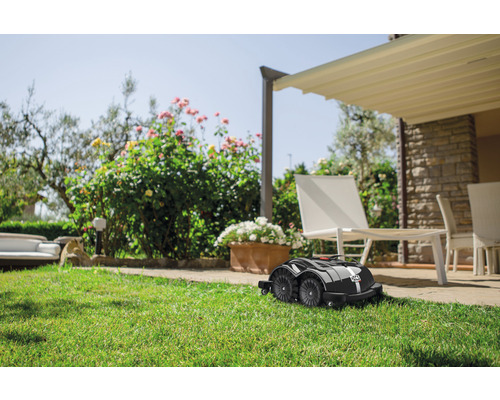 Techline S6 robotmaaier, 7,5 Ah accu, geen begrenzingsdraad, vierwielaandrijving en bediening via Bluetooth-app, helling tot 50%