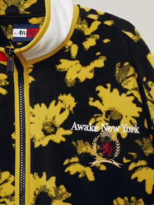 Jaqueta de lã polar com estampa de margaridas Tommy x Awake NY
