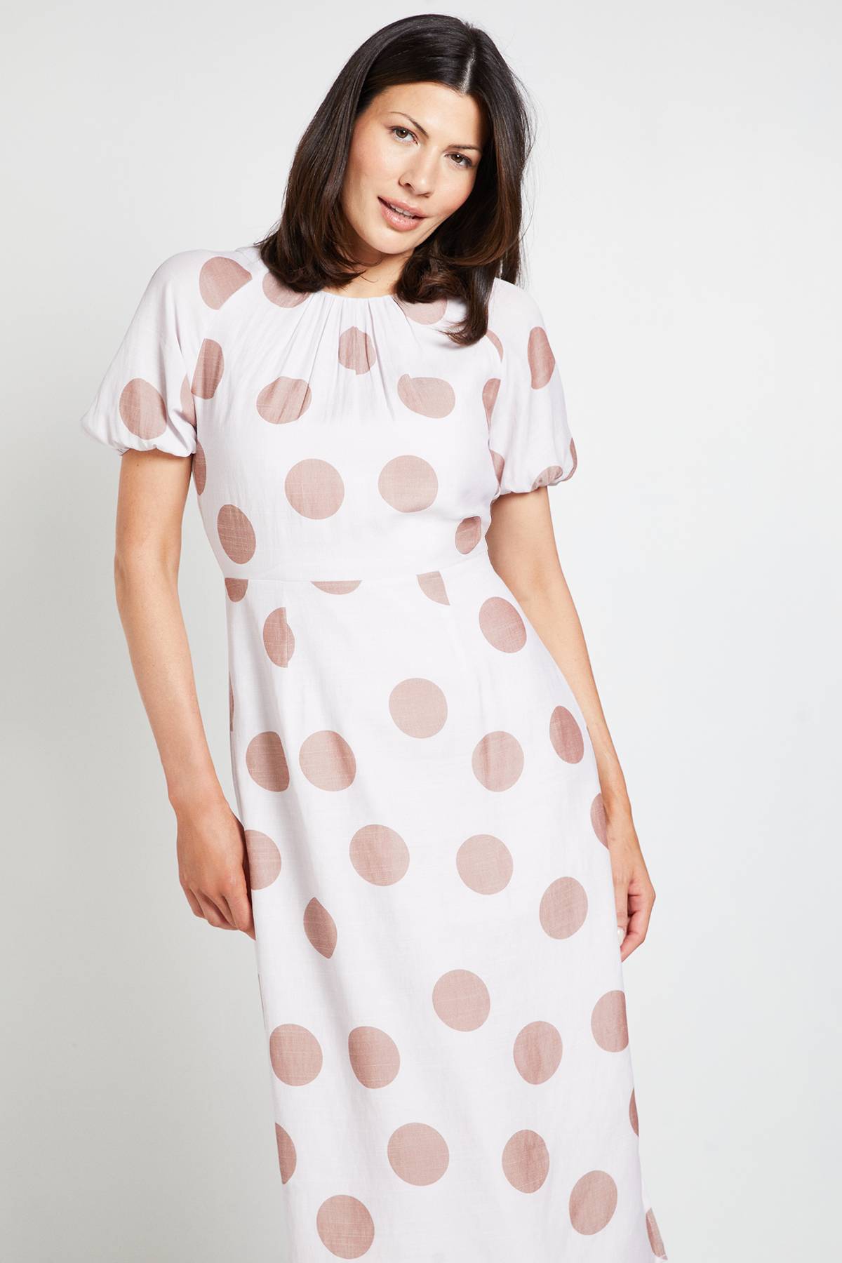 Wallis Robe D'été À Pois Style Tea Dress