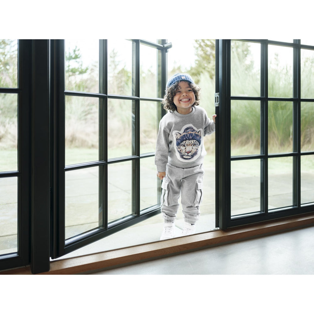 Køb Hust & Claire Tile Grey Melange Sejer Snow Leopard