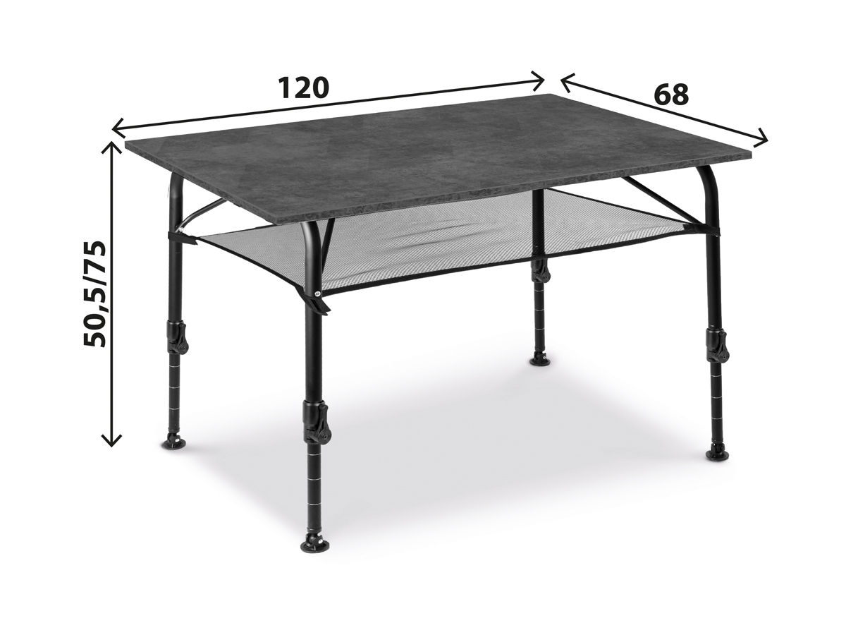Brunner Amulet campingtafel - 120 x 68 cm