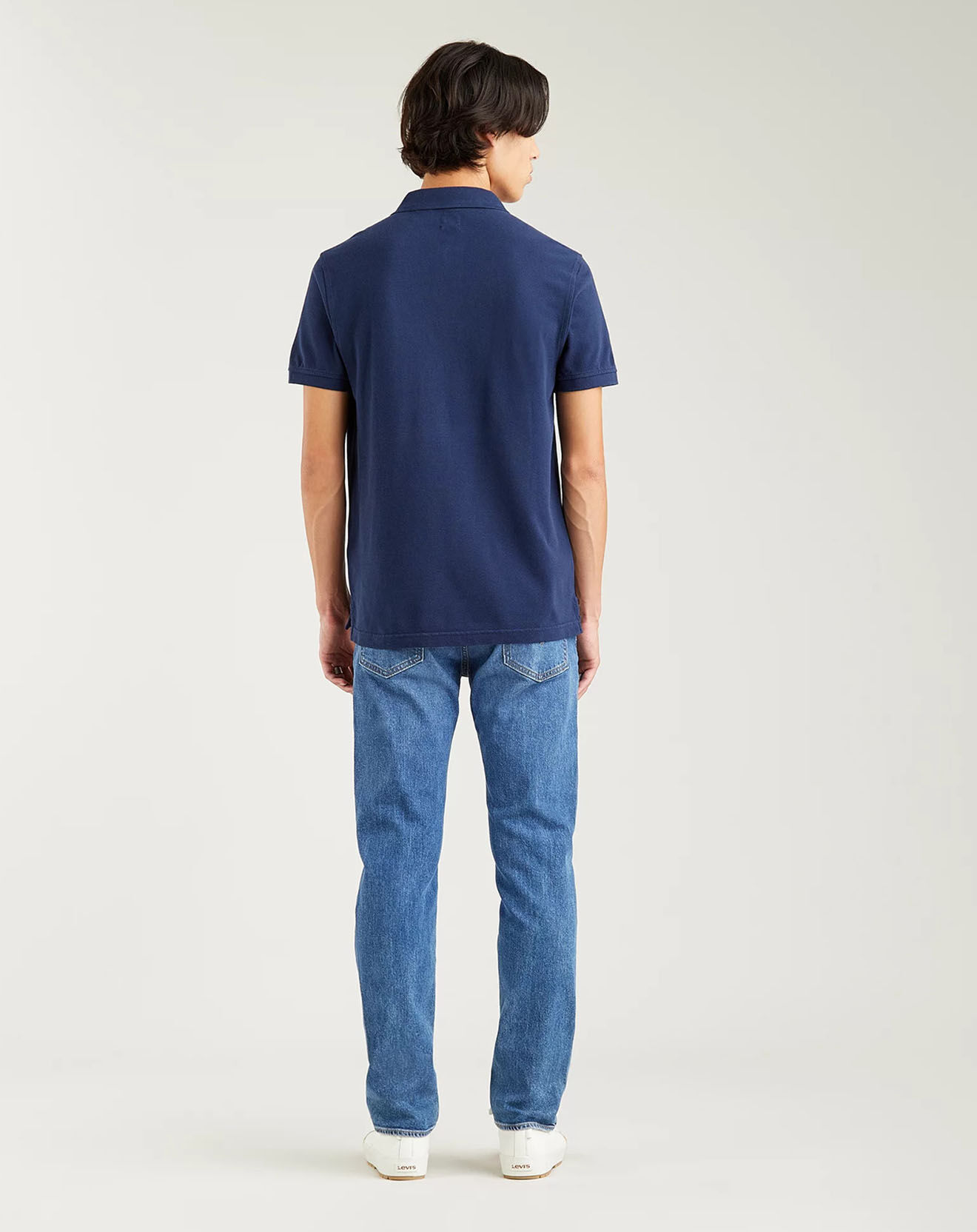 Levi's® Polo Housemarked en Coton Regular Fit bleu marine