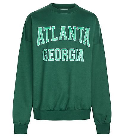 Grønt Sweatshirt - Helena Sweat -  Grøn