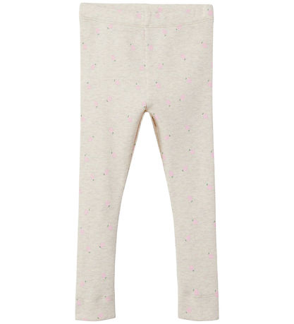 Name It Leggings - Rib - NmfDabua - Peyote Melange m. Jordb?r