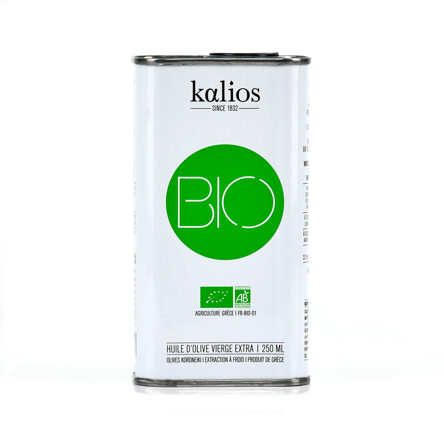 Huile d'olive vierge extra bio de Grèce