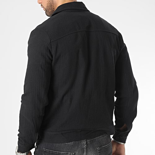 Chemise Manches Longues Noir
