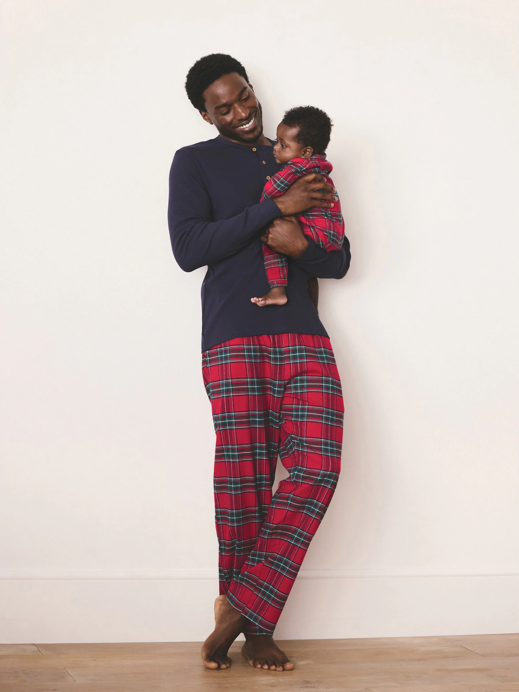 Rood met Schotse ruit - Matching Family - Kerstpyjama voor baby's (0mnd -3jr)