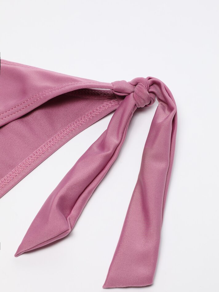 Calcinha com amarração lateral - Rosa Malva