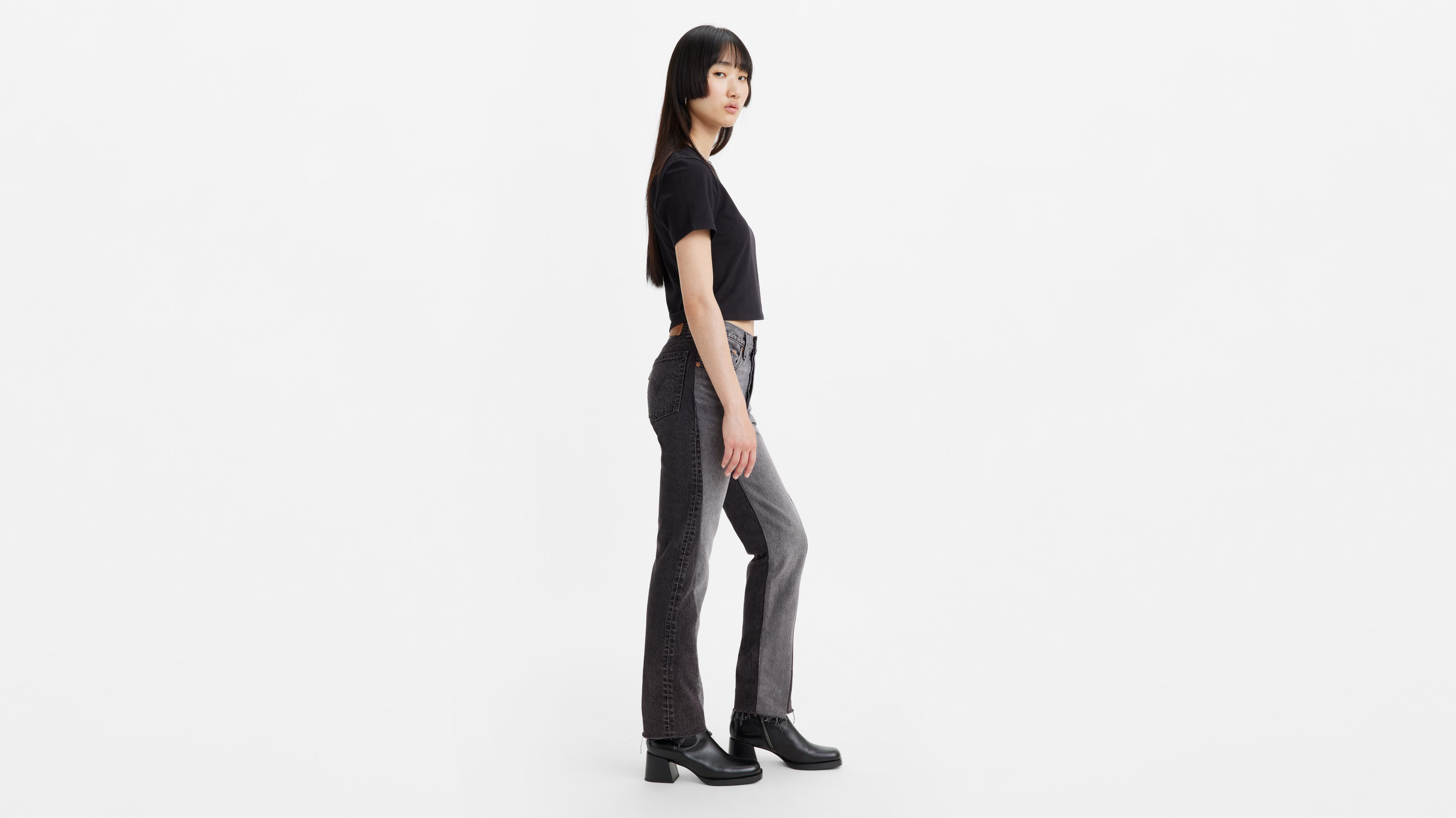 Jean 501® Spliced - Black Destructed - Noir